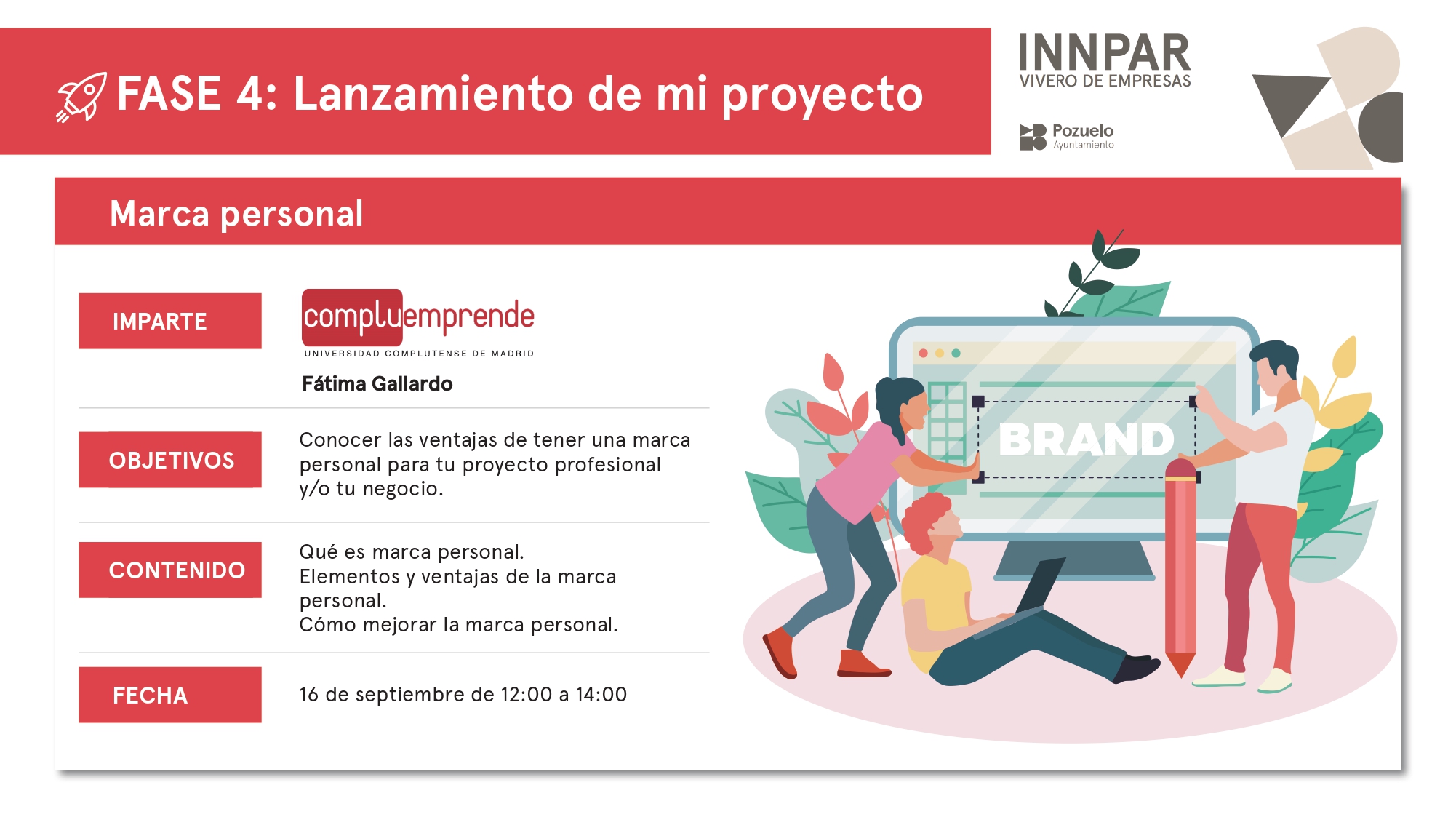 Programa de Formación: ¨"Lanzamiento de mi proyecto"